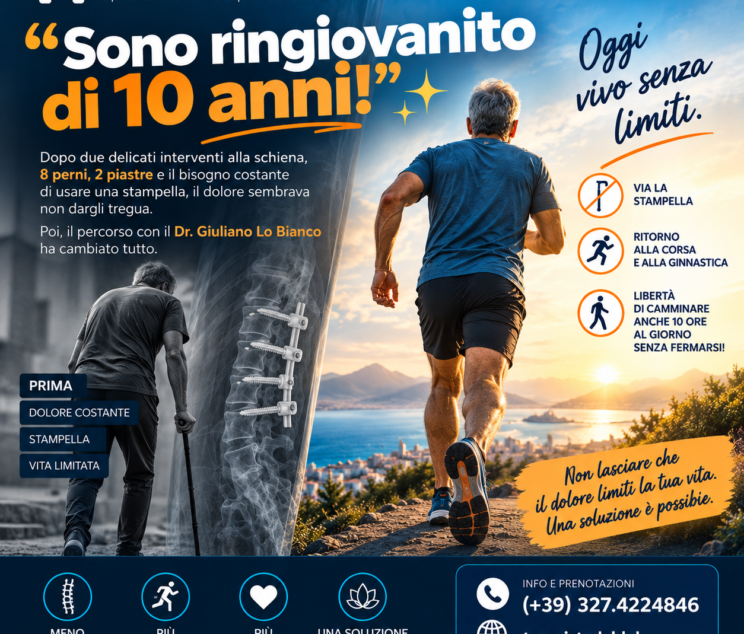 Non lasciare che il dolore limiti la tua vita. Ascolta la sua testimonianza e scopri come un approccio specialistico può fare la differenza.